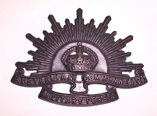 Post your WW2 Australian Insignia.