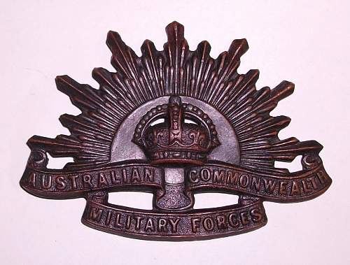 Post your WW2 Australian Insignia.