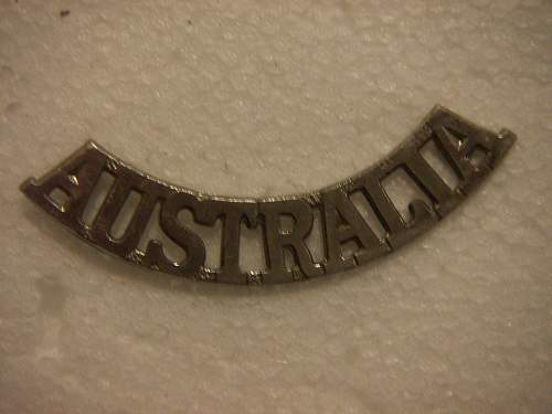 Post your WW2 Australian Insignia.