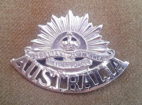 Post your WW2 Australian Insignia.