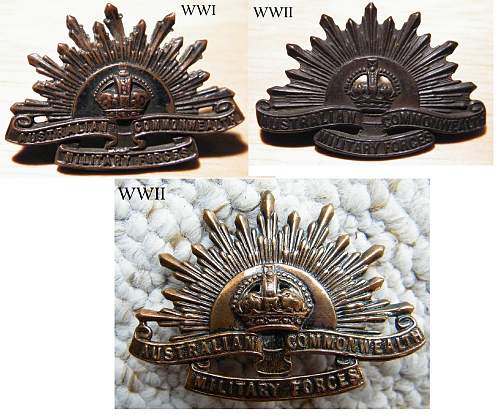 Post your WW2 Australian Insignia.