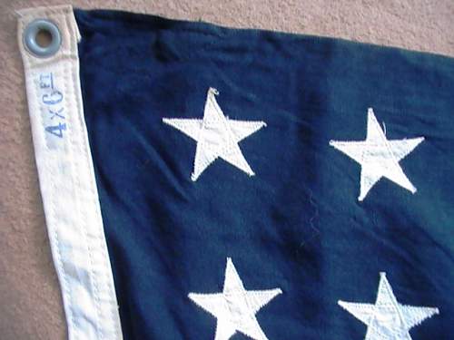 U.S. 48 star vintage flag