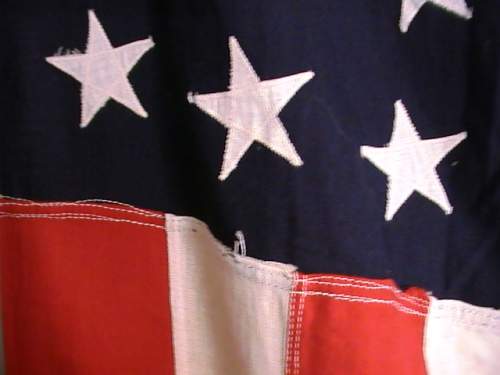 U.S. 48 star vintage flag