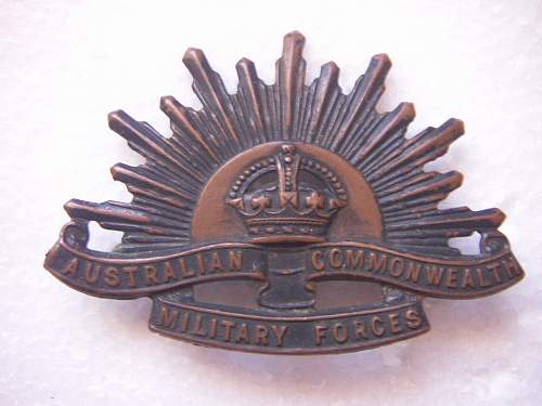 Post your WW2 Australian Insignia.