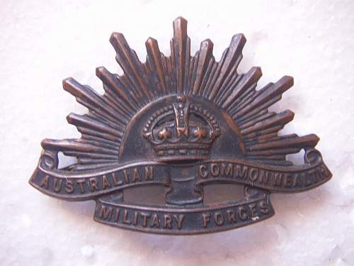 Post your WW2 Australian Insignia.