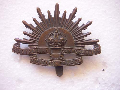 Post your WW2 Australian Insignia.