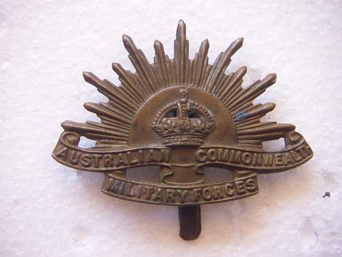 Post your WW2 Australian Insignia.