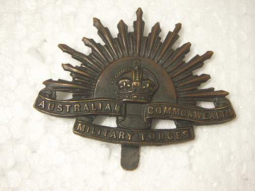 Post your WW2 Australian Insignia.