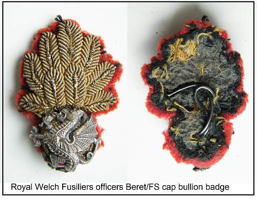 The Welch regiment cap badge