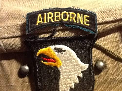 WWII 101st airborne patch