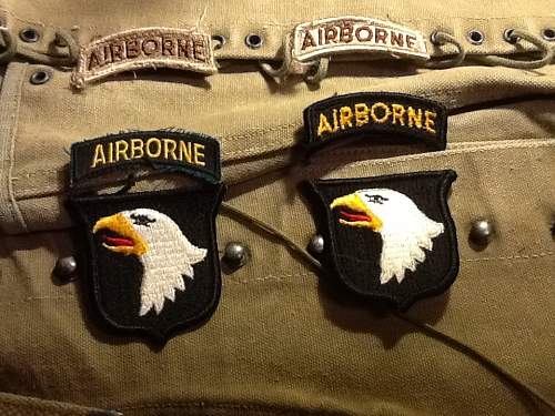 WWII 101st airborne patch