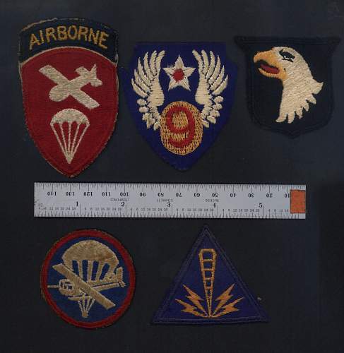 American WW2 patches real or Duff ?