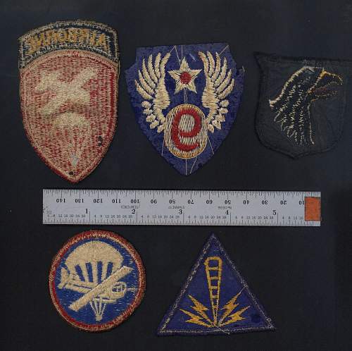 American WW2 patches real or Duff ?