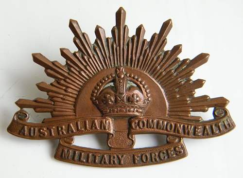 Post your WW2 Australian Insignia.