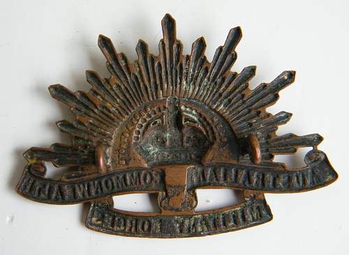 Post your WW2 Australian Insignia.