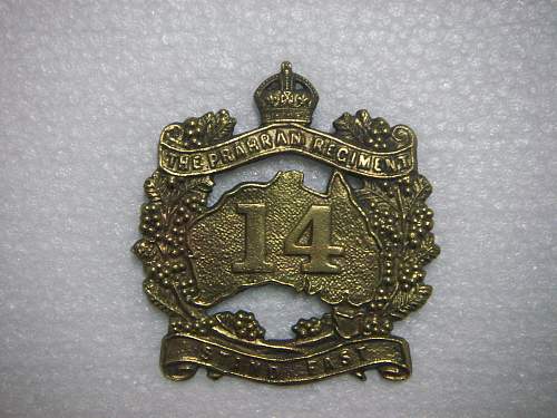 Post your WW2 Australian Insignia.