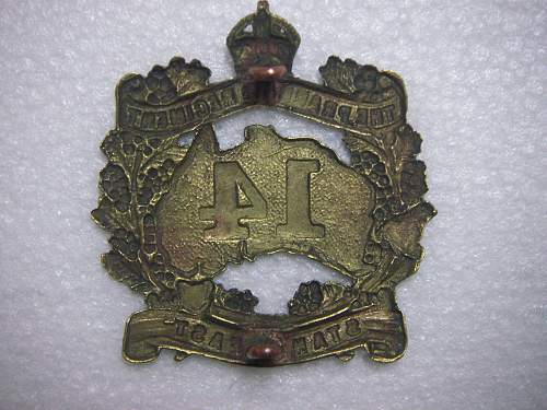 Post your WW2 Australian Insignia.