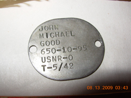 U.S. Naval Dog Tag