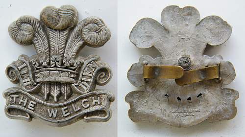 Welch cap badges