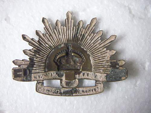 Post your WW2 Australian Insignia.