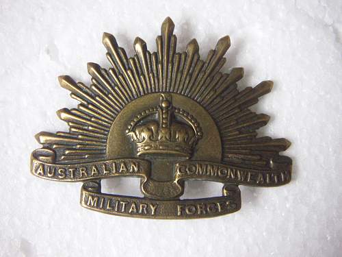 Post your WW2 Australian Insignia.