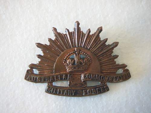 Post your WW2 Australian Insignia.