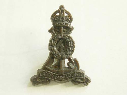 Pioneer Corps cap badges