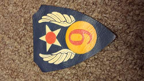 9th AAF Leather patch