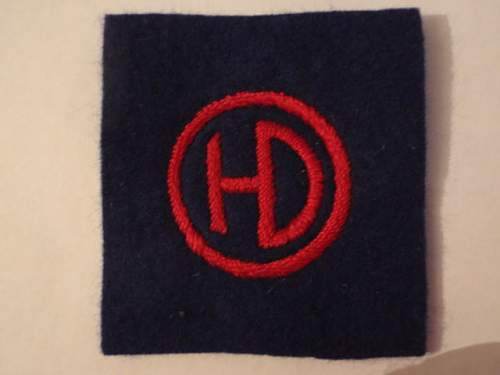 51st. highland division patch