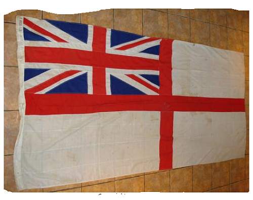 British Royal Navy White Ensign