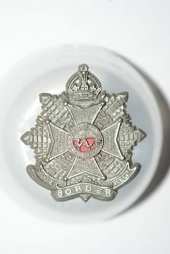WW2 British Plastic Cap badges