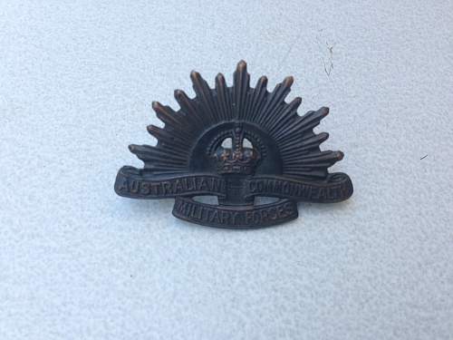 Post your WW2 Australian Insignia.