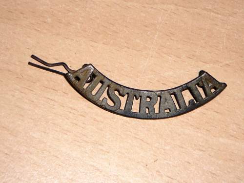 Post your WW2 Australian Insignia.