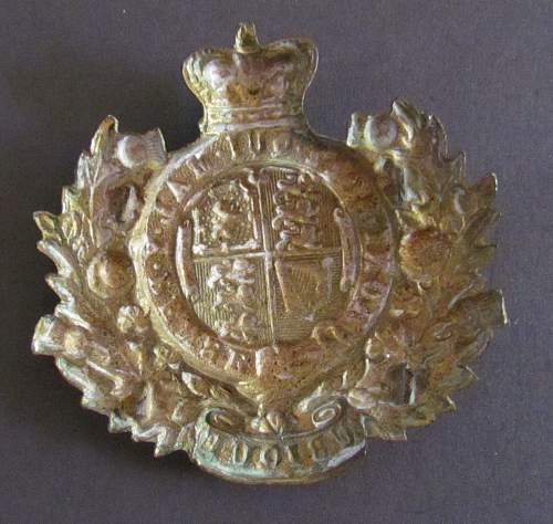 this weeks pick up's an old RAF badge  and  Corps of Royal Engineers pouch badge 1800's ?