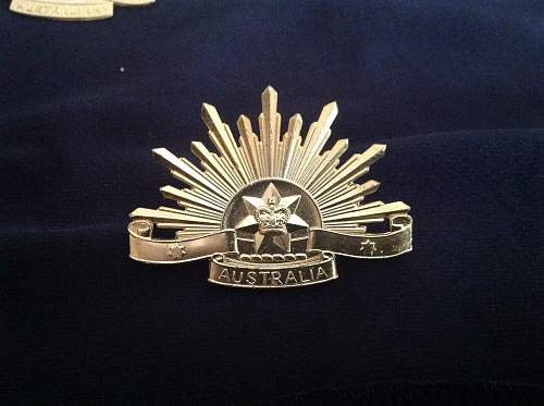 Rare Rising sun badge