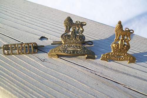 Canadian Provost corp badges