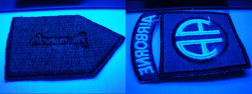 U.S 1st Infantry Division patch nd U.V