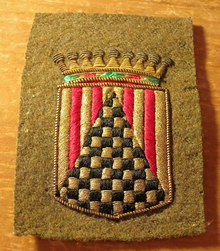 Bullion arm badge on od wool - what's it?