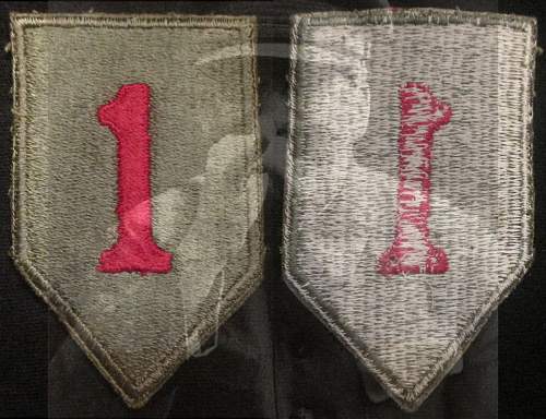 U.S 1st Infantry Division patch nd U.V