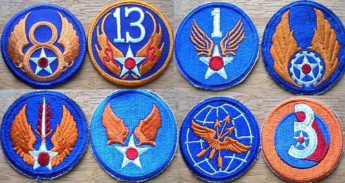My US air force patch collection