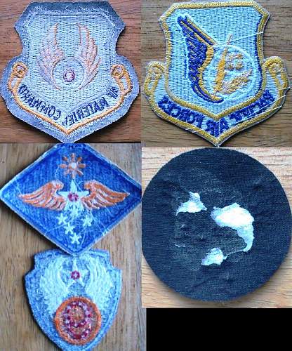 My US air force patch collection