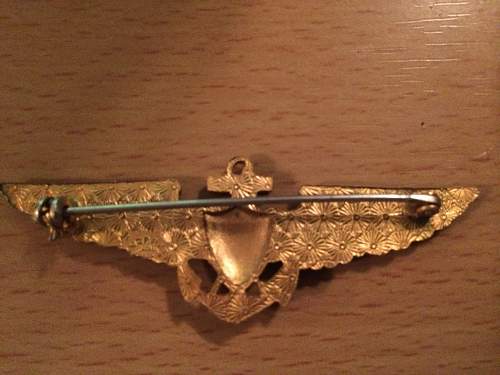 Help Identifying 1930 USN or USMC Pilot Wings Amcraft Attleboro Mass