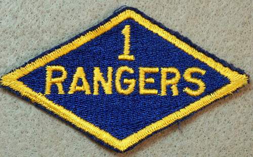 Ranger Diamond with a '1'