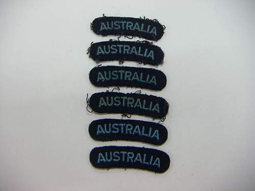 Post your WW2 Australian Insignia.