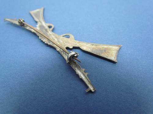 U.S. Sterling Infantry Crossed Rifles Pin