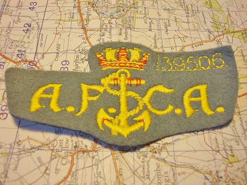 AFCA Merchant  Navy Badge