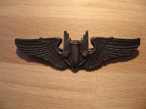 US WWII Aerial Gunner's Pin