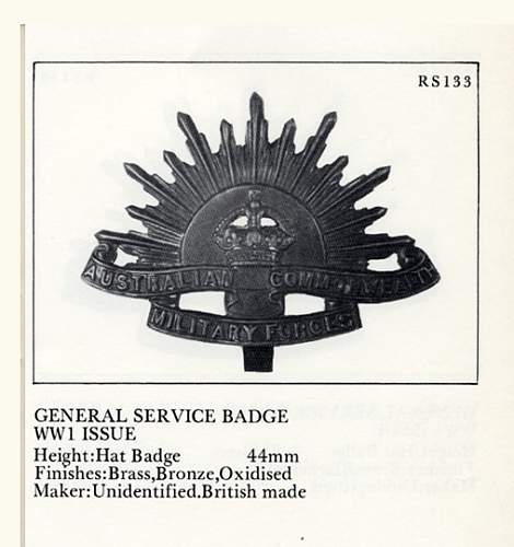 Post your WW2 Australian Insignia.