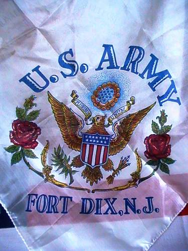 US army silk scarf
