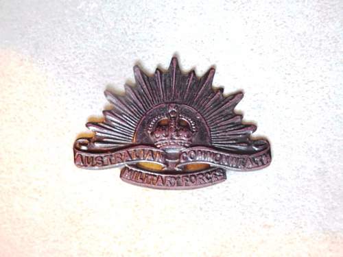 Post your WW2 Australian Insignia.